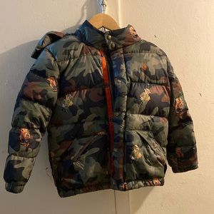 Little boys polo coat